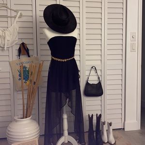 Black flowy dress